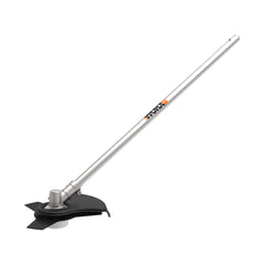 WORX WA0221 front view showing blade and attachment, durable cutting performance