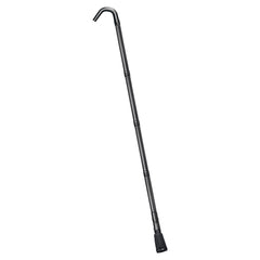WORX gutter tube beside measuring tape showing adjustable 11-foot reach