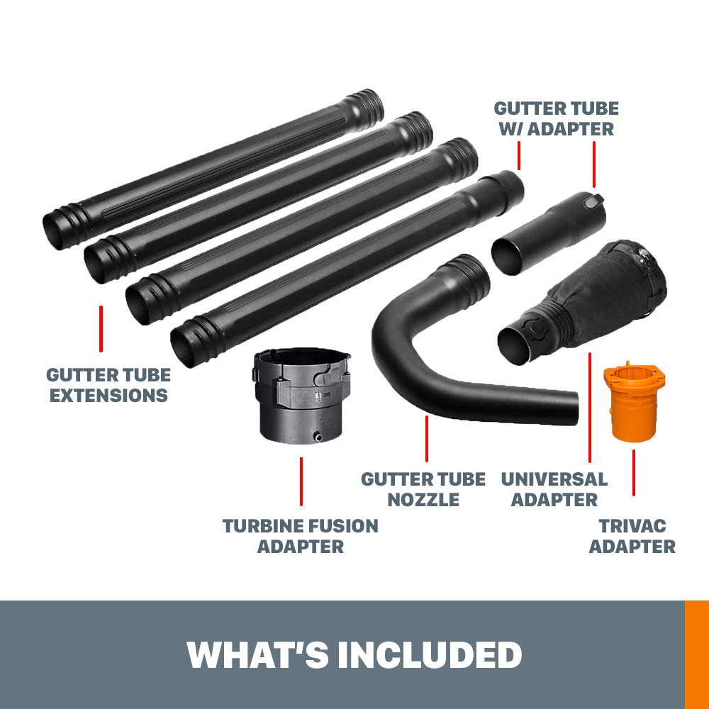 WORX disassembled tubes stored compactly showing easy storage benefit