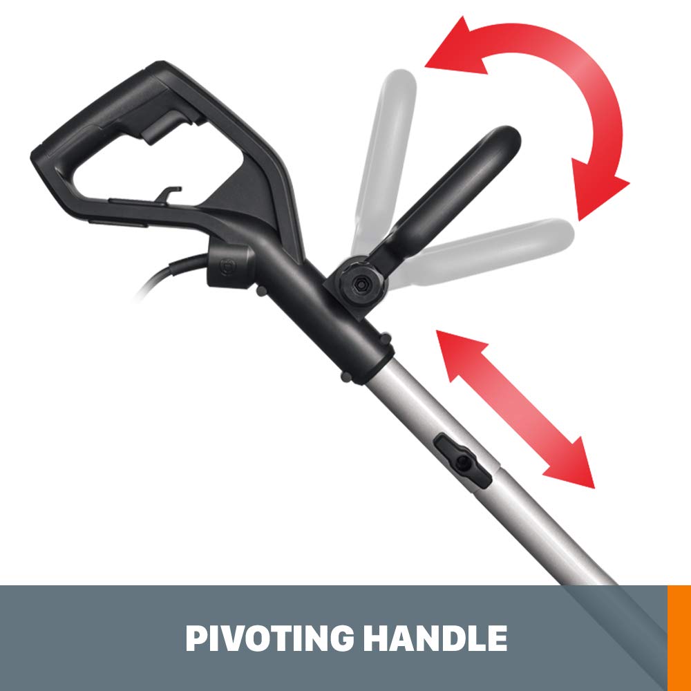WORX edger in use creating crisp lawn edge for better curb appeal
