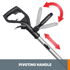 WORX edger in use creating crisp lawn edge for better curb appeal