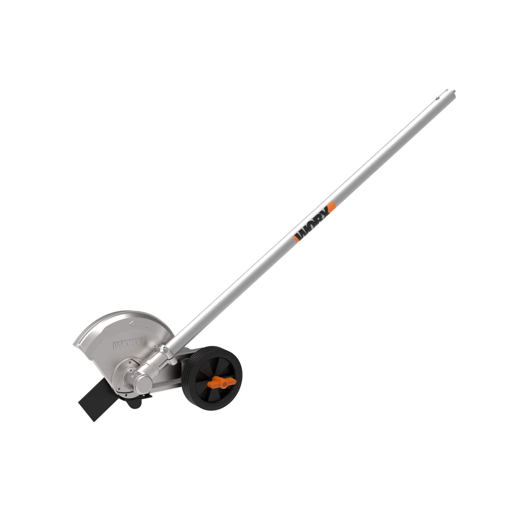 WORX WA0223 front view showing attachment and neat edge result