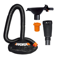 WORX WA4058 assembled front view showing complete collection kit and benefit of tidy collection