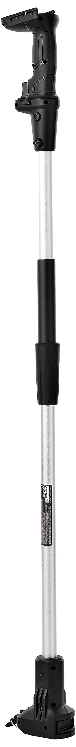 WORX WA4300 front view showing pole length and lightweight benefit