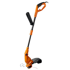 WORX WG119 front view showing trimmer head and rotating shaft for quick edging