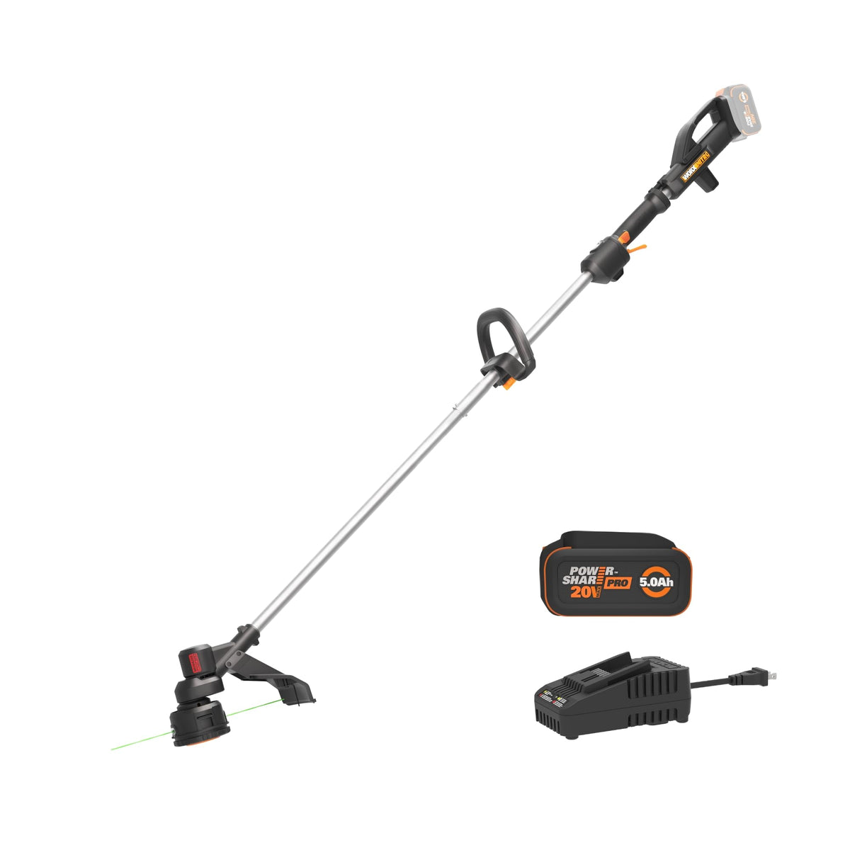 WORX WG176 front view showing ergonomic balance and comfort