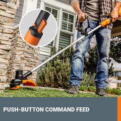 WORX adjustable auxiliary handle detail improving comfort and control