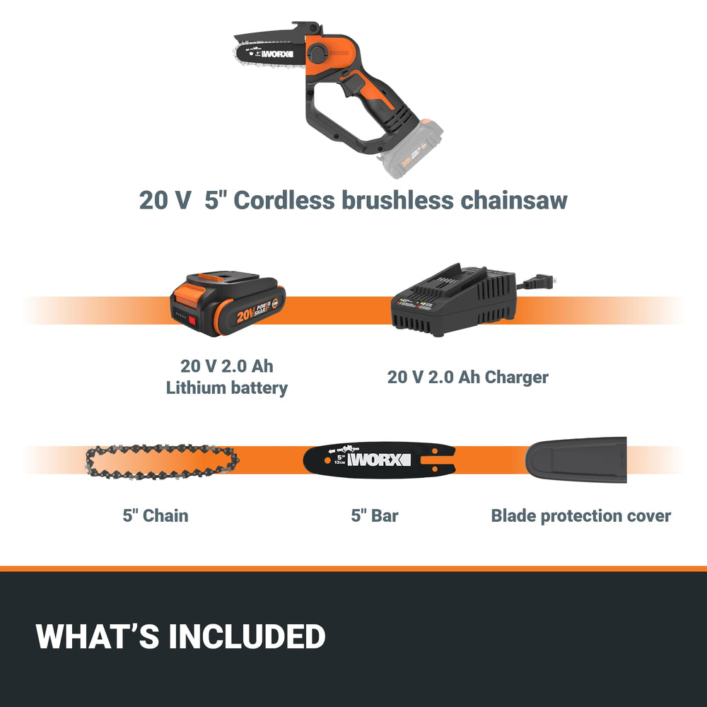 WORX WG324 kit with battery and charger demonstrating ready-to-use convenience