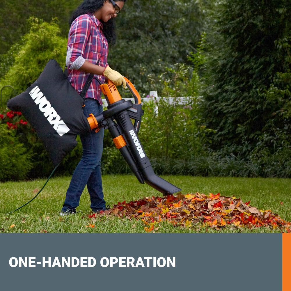 WORX WG509 nozzle reaching under patio chair demonstrating access to tight spots