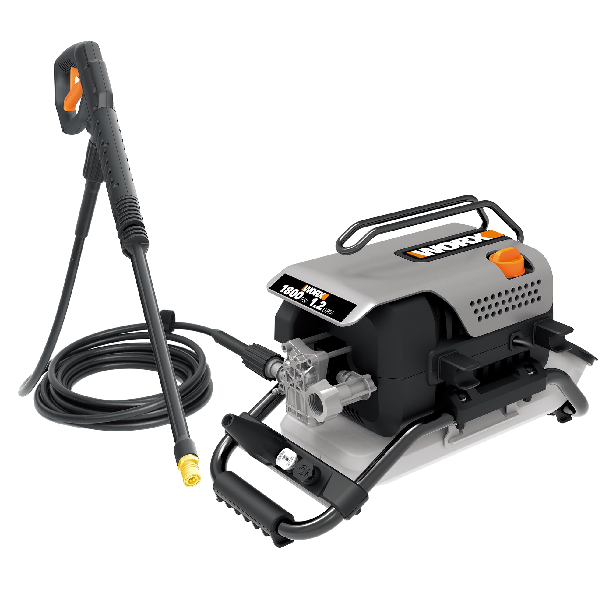 WORX WG605 front view showing compact design and portability benefits