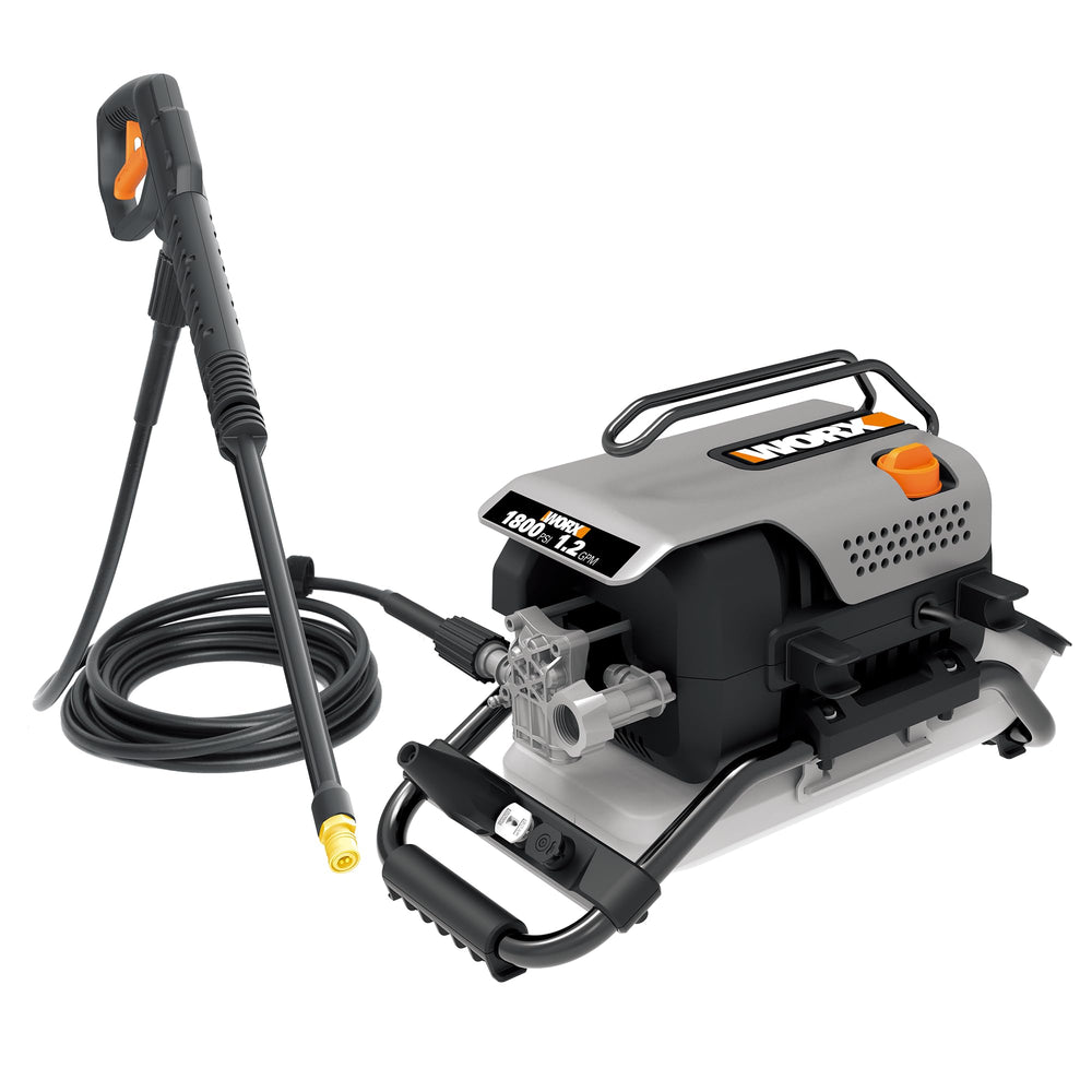 WORX WG605 front view showing compact design and portability benefits