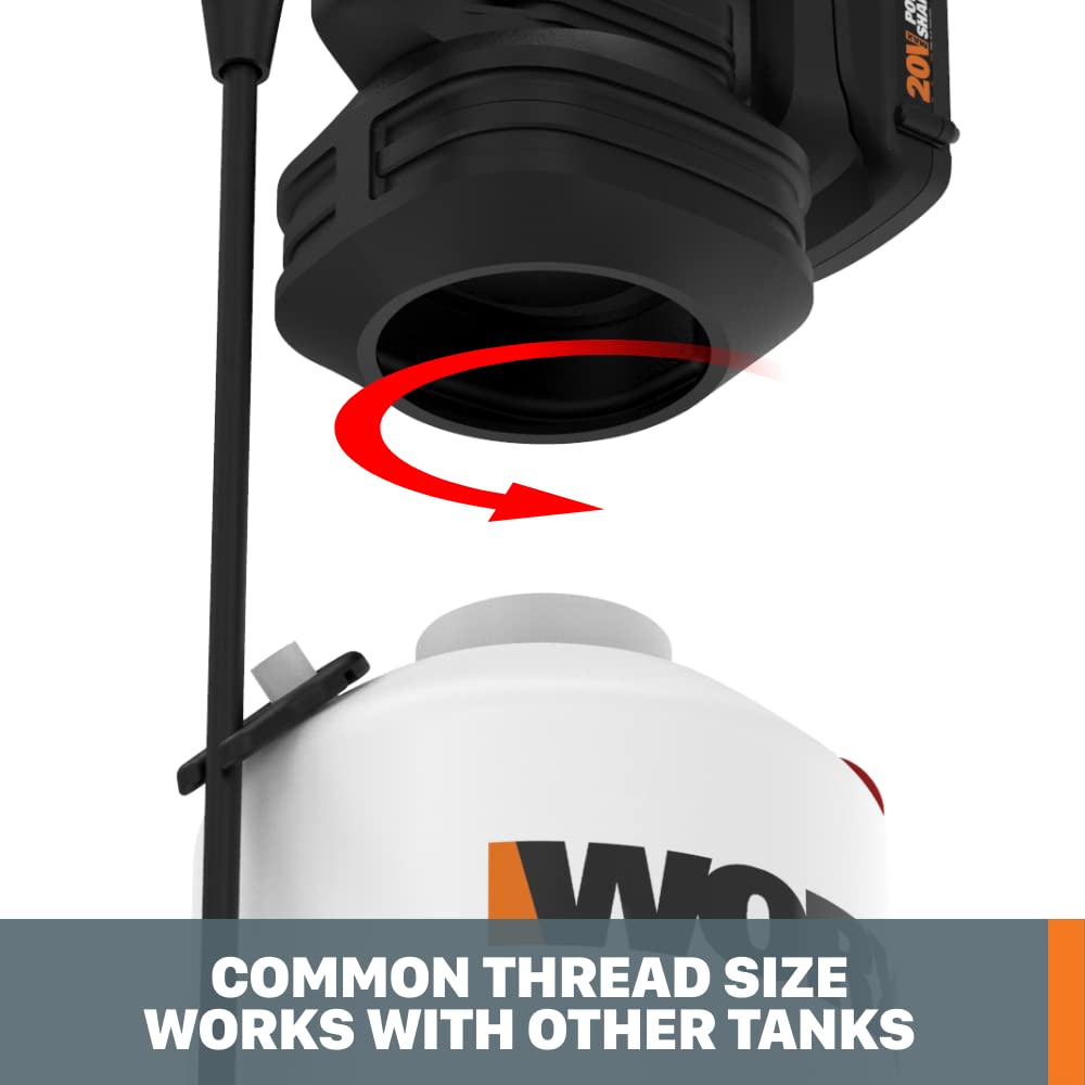 WORX WG829 with PowerShare battery and charger for long run times