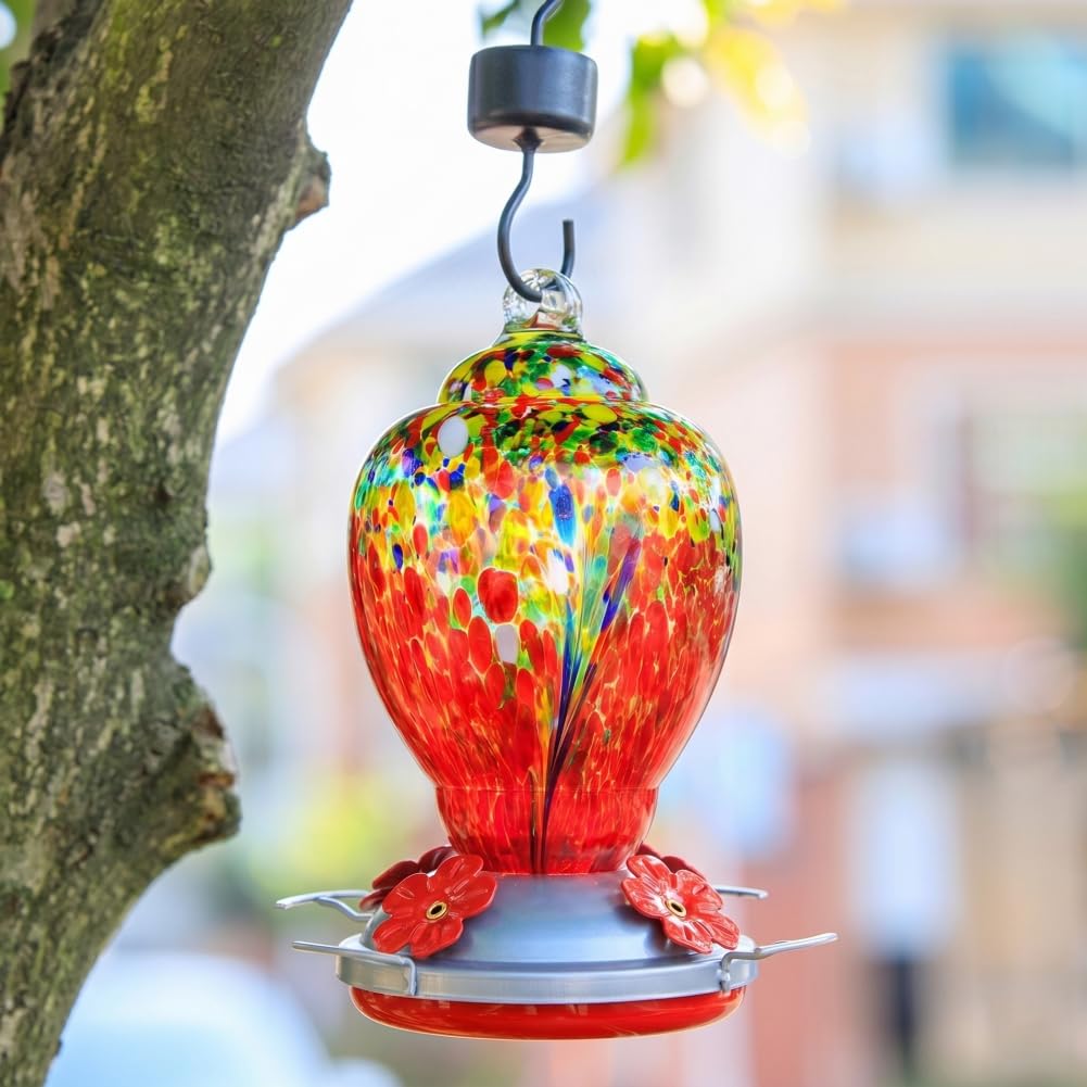 WOSIBO hanging on patio hook displaying easy installation