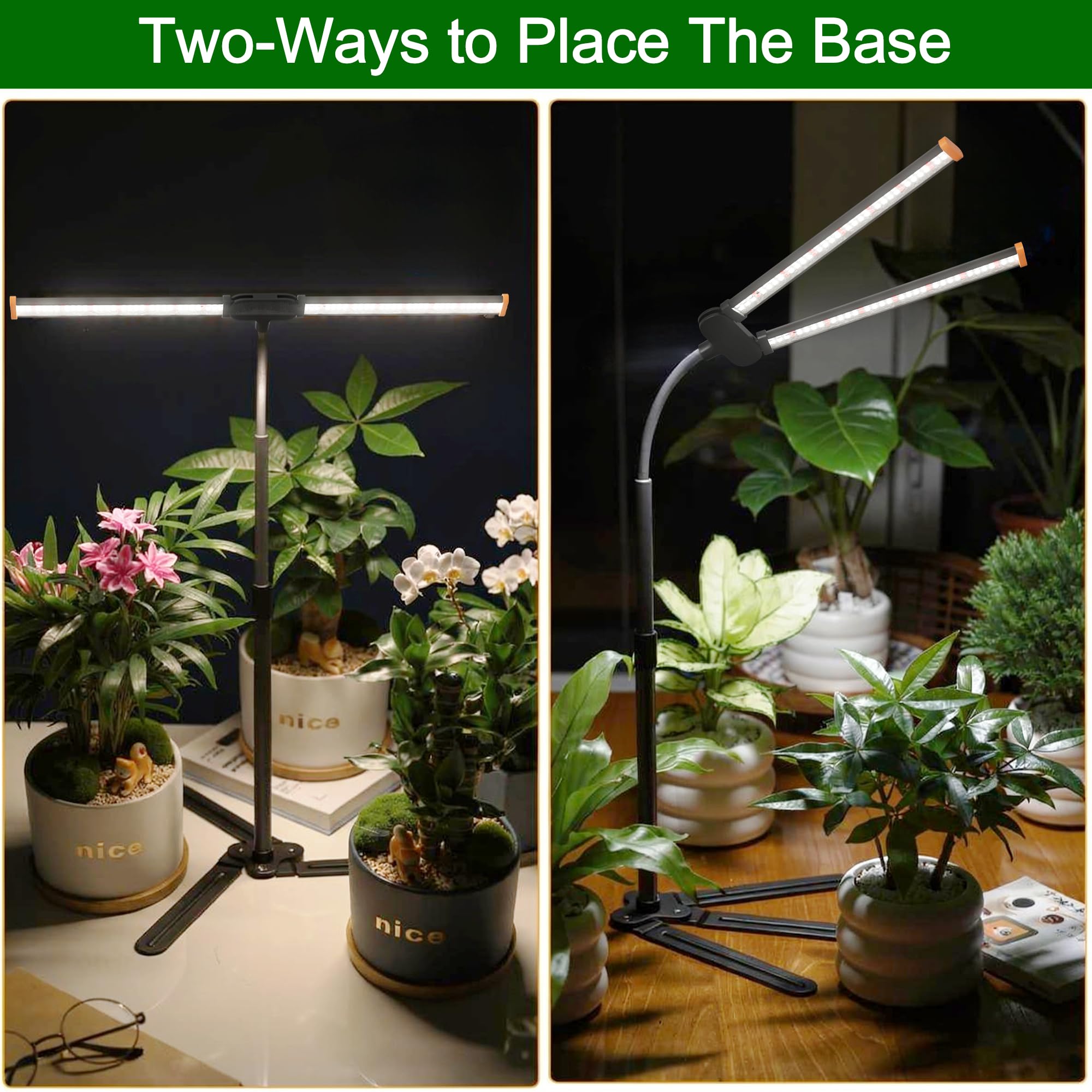 Wotime adjustable pole showing height range and flexible positioning benefit