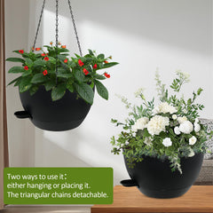 WOUSIWER removable bottom reservoir tray removed to show water storage for low-maintenance care