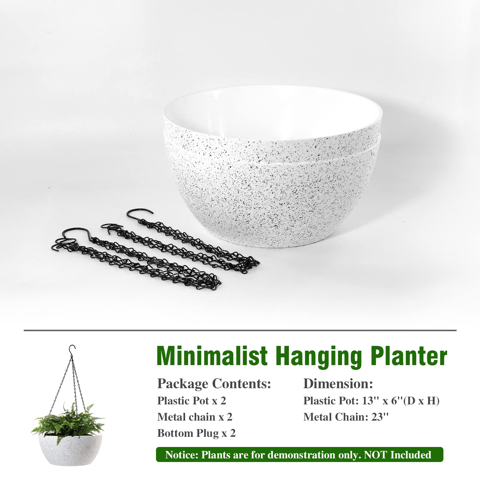 WOUSIWER heavy-duty triple chain and hook demonstrating adjustable hanging strength