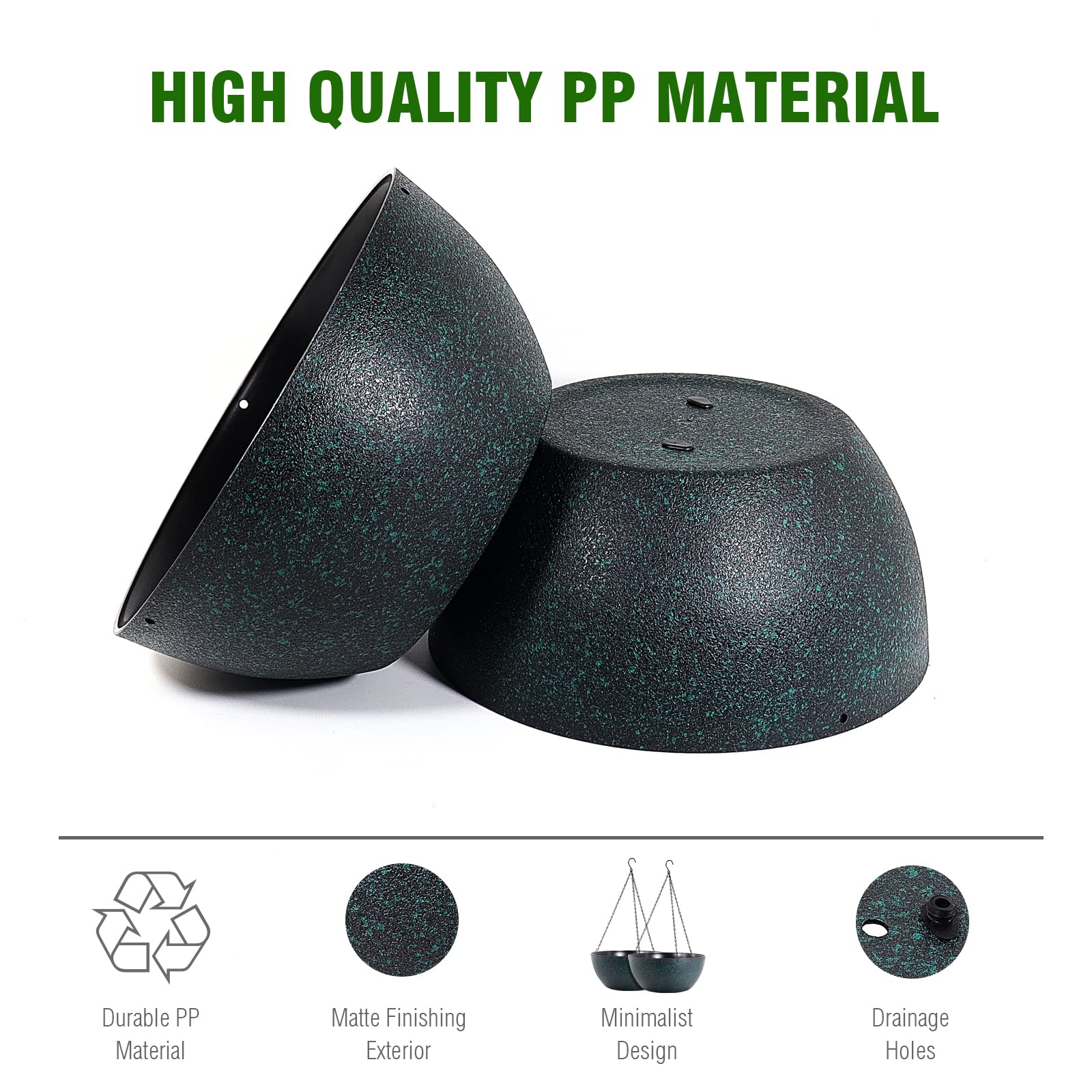 WOUSIWER drainage holes with removable plugs shown for reliable water control