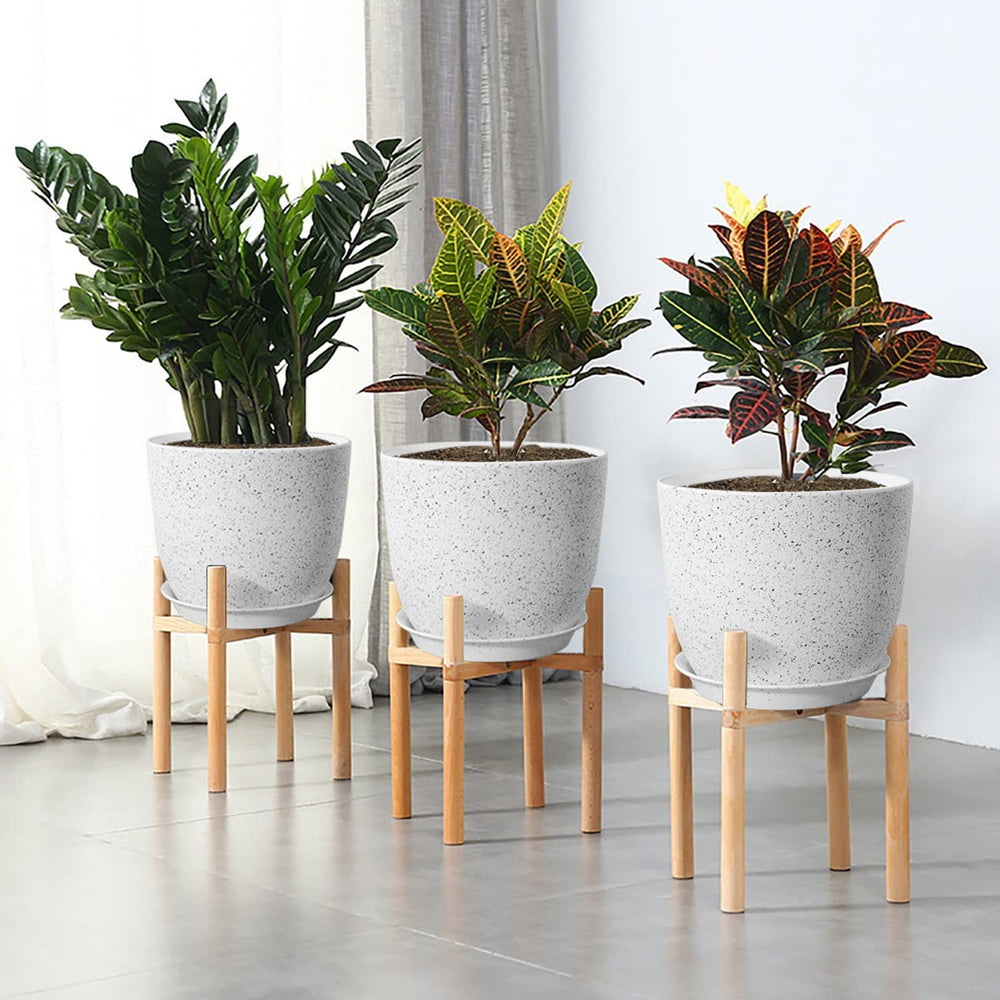 WOUSIWER saucer under pot collecting excess water to protect furniture and floors