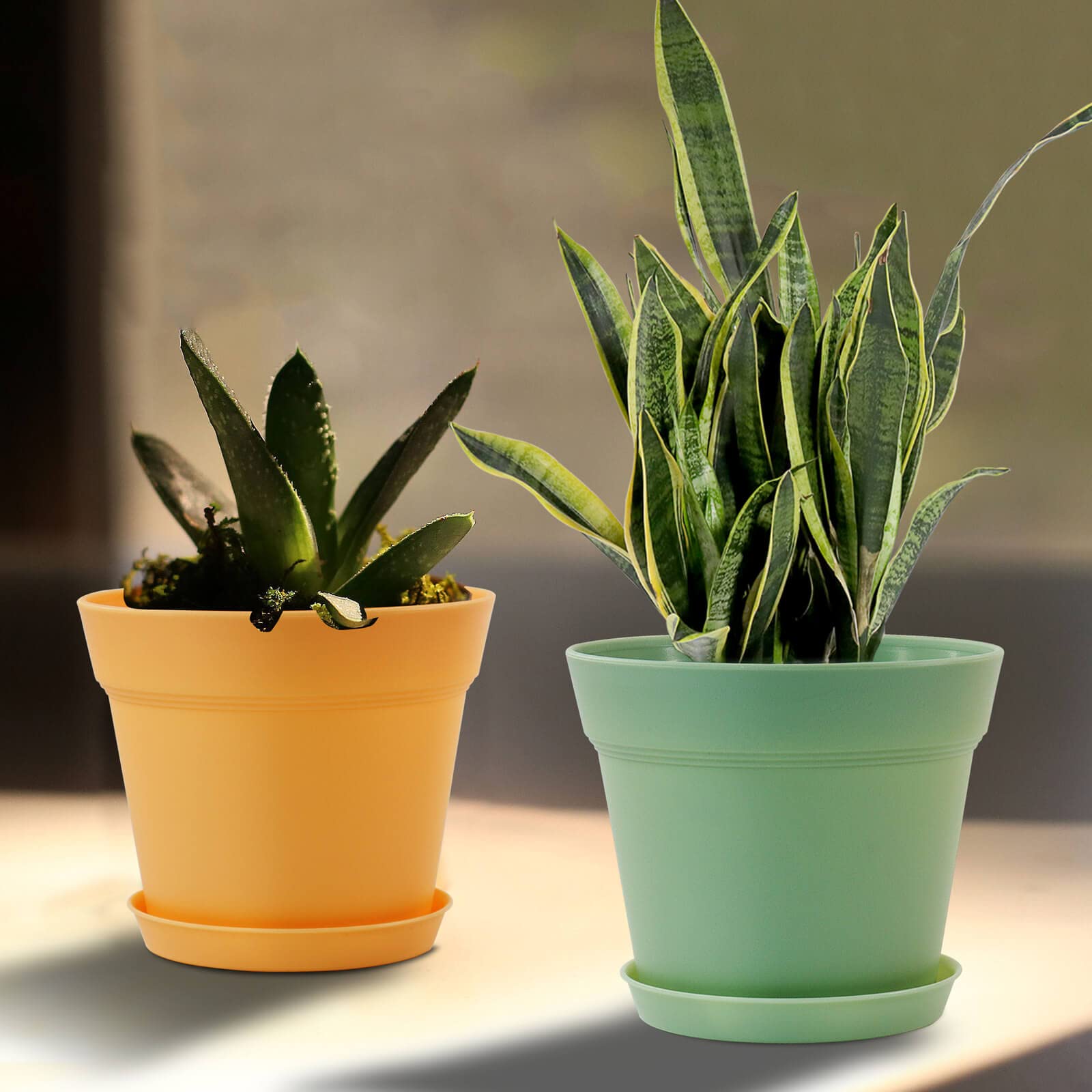 WOUSIWER stacked pots highlighting durable rims and efficient storage benefit