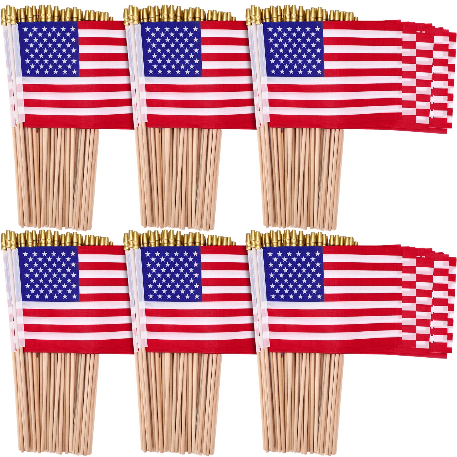 WovWeave front view of boxed 150-pack flags showing quantity and packaging benefit