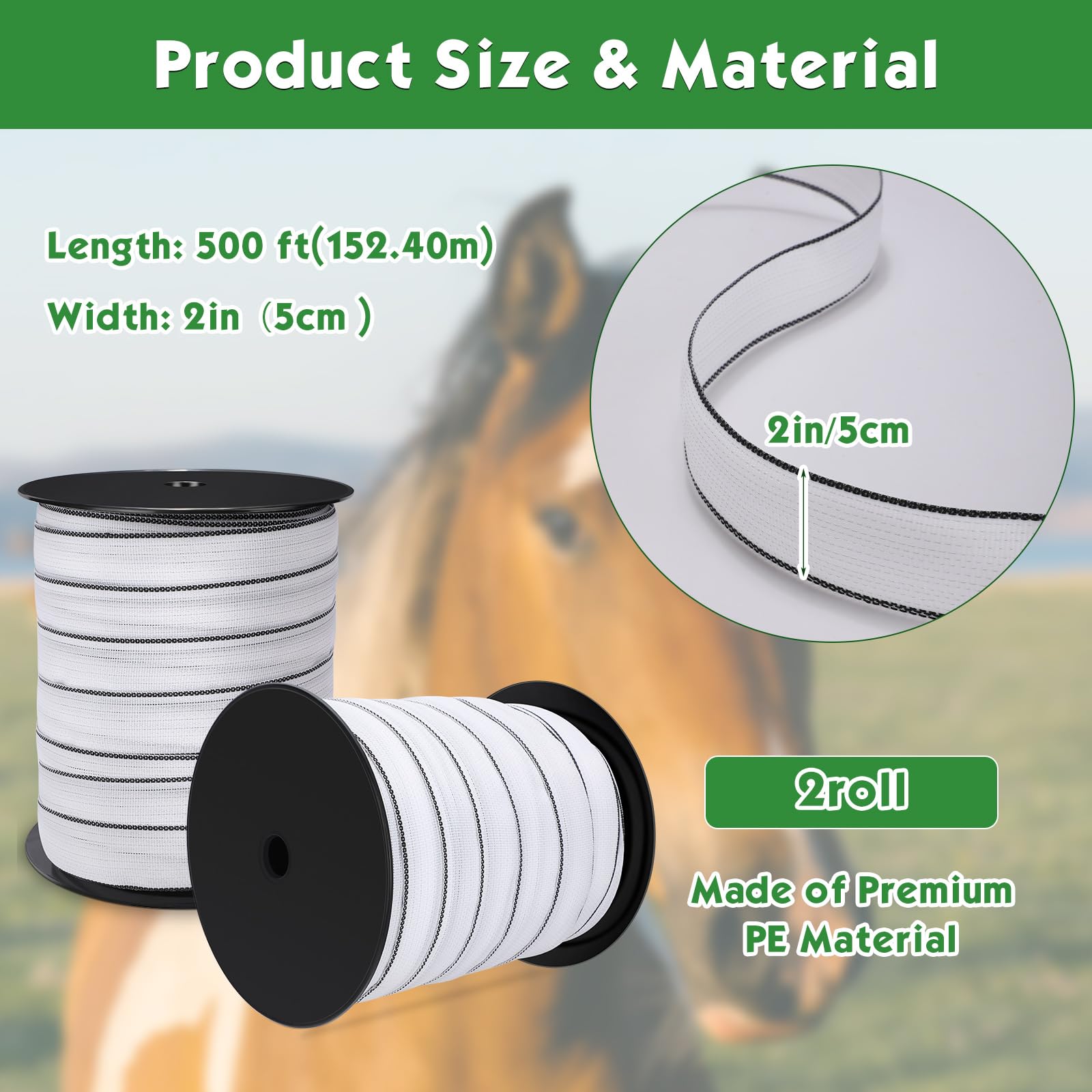 Wowangce product label closeup showing conductor count and strength specifications for informed buyers