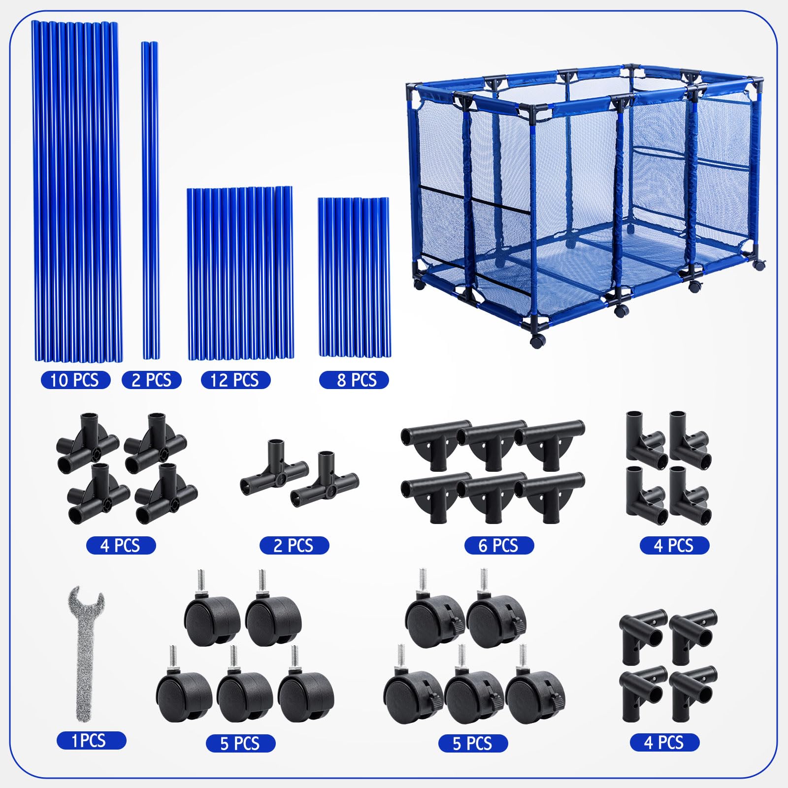 Wowangce poolside lifestyle scene showing tidy, attractive storage solution