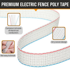 Wowangce tape installed in horse paddock showing clear boundary and safety benefit