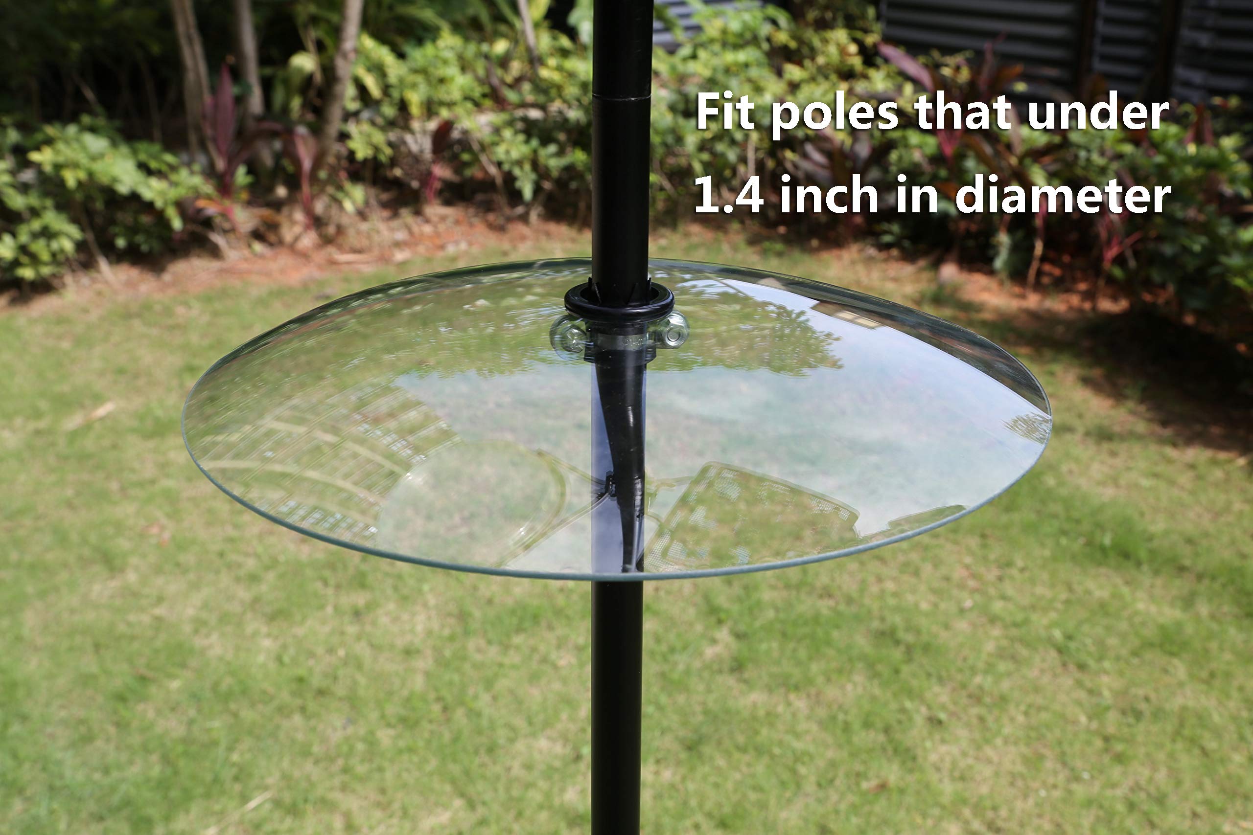 WOWARE baffle protecting hanging feeder from pests and weather