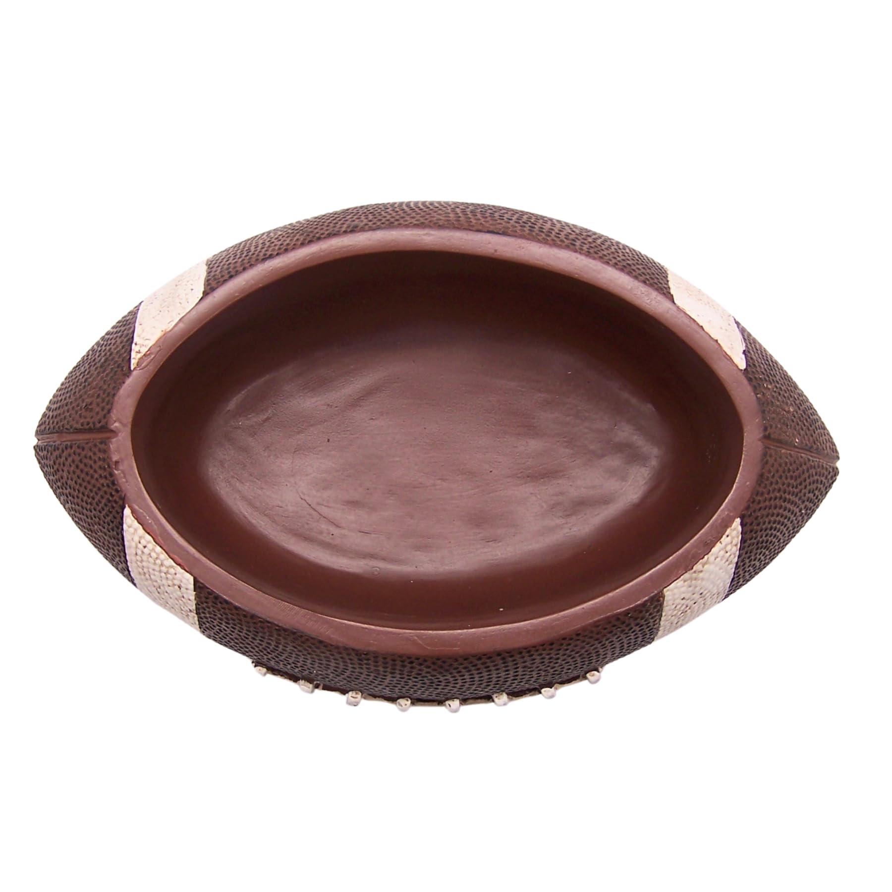 Wowser football planter lacing detail closeup highlighting realistic texture