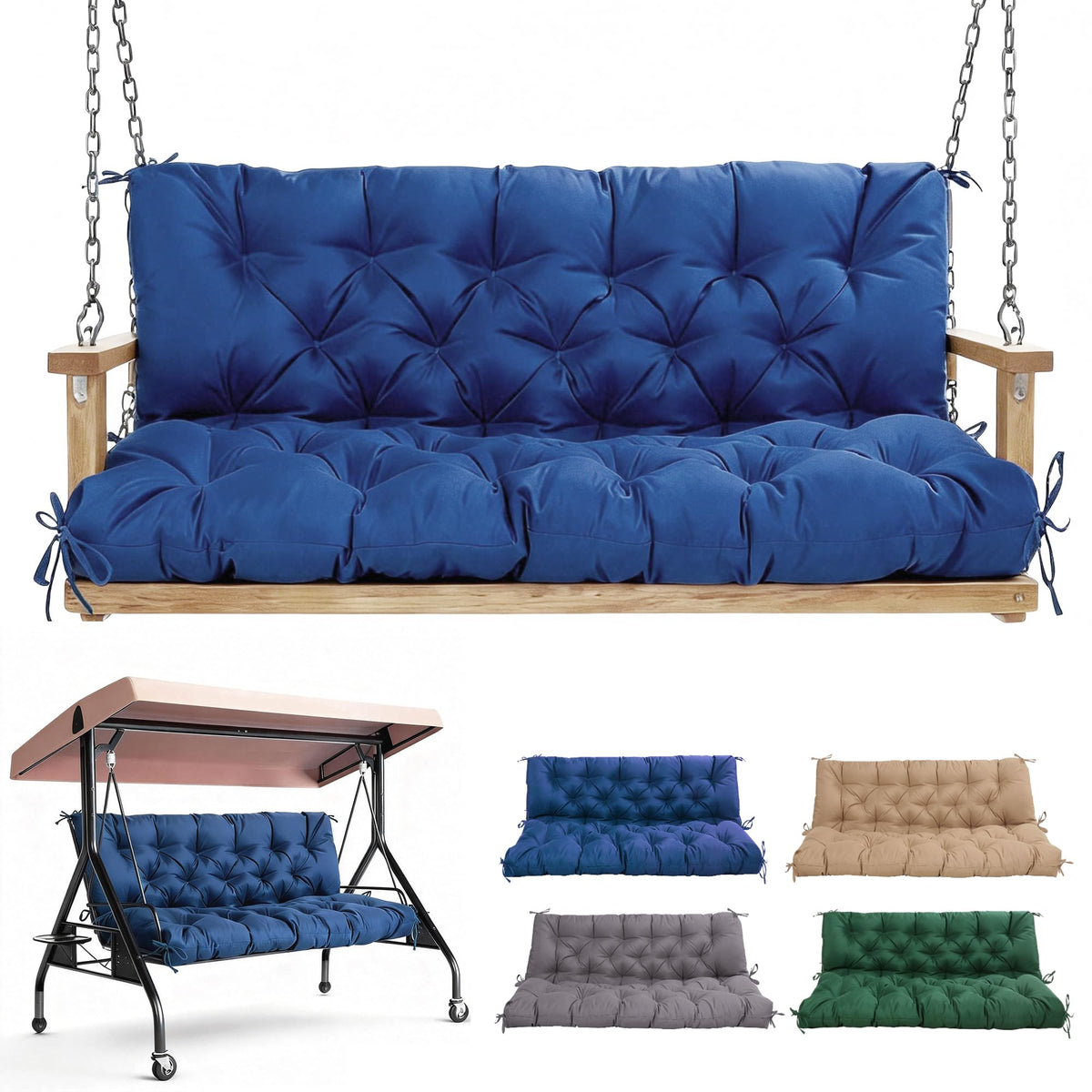 WQlittuK front view of 60-inch cushion showing full seating comfort