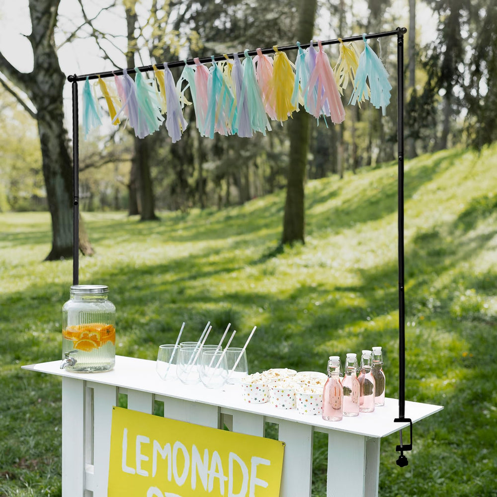 WQU decorated wedding table setup demonstrating elegant overhead decor benefit