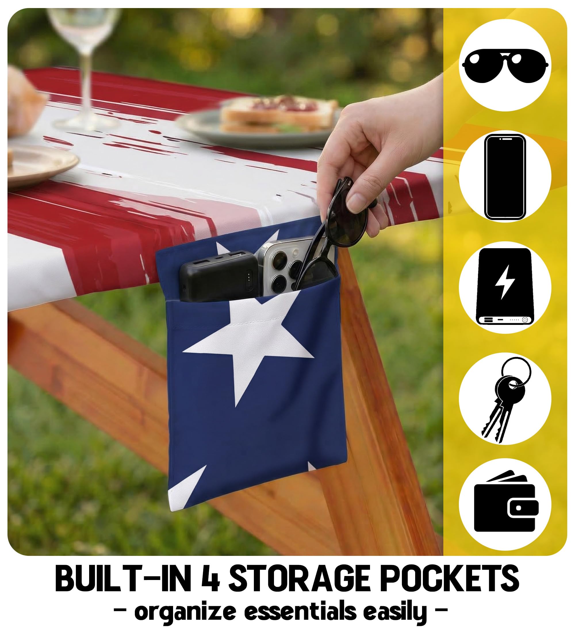 Wrakus folded set in storage bag for compact travel and easy packing