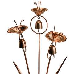 WSgift bronze calla lily front view showing elegant silhouette and durable finish
