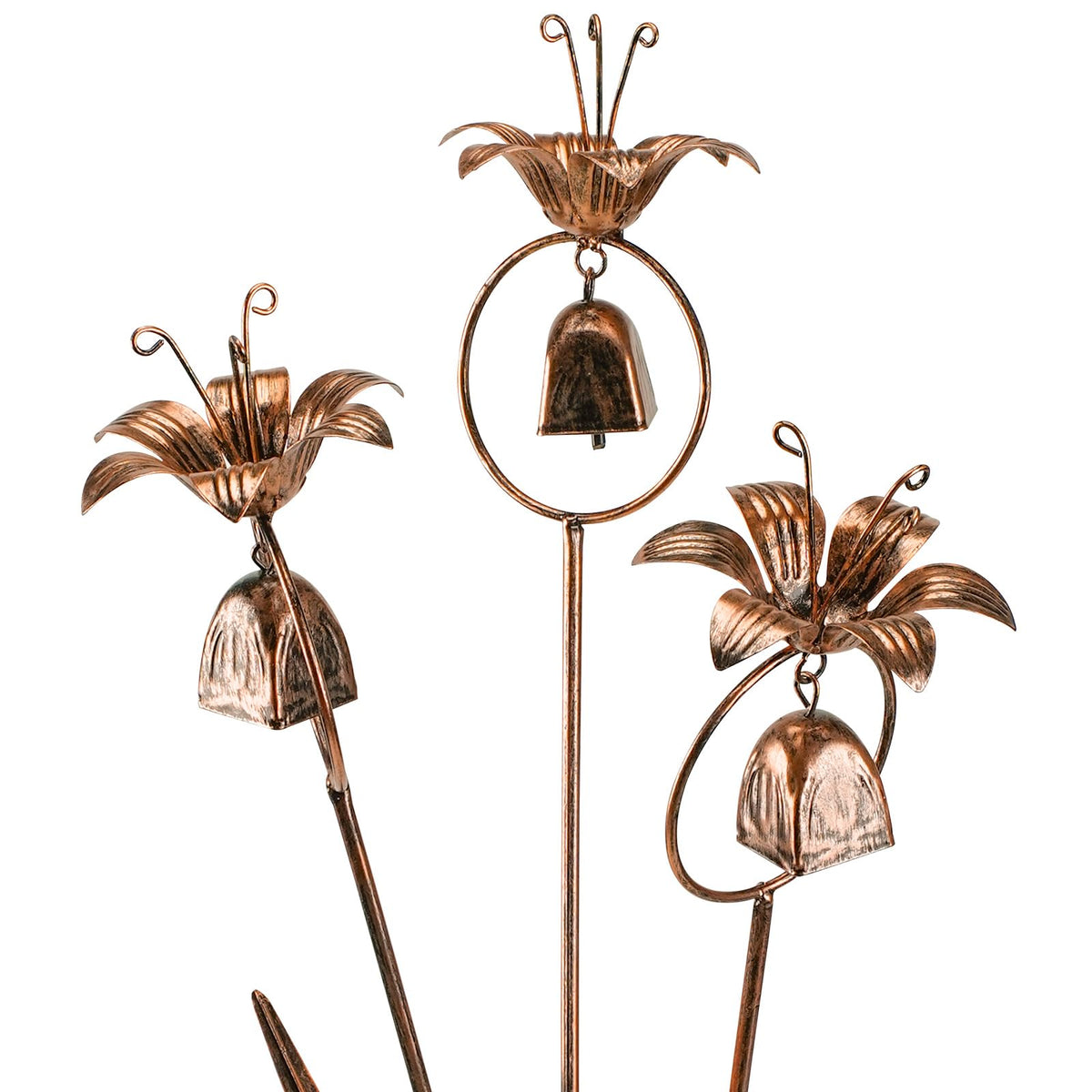 WSgift calla lily front view showing bronze finish and durable design benefit