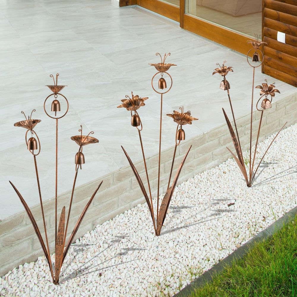 WSgift lawn lifestyle scene showing multiple lilies adding year-round garden charm