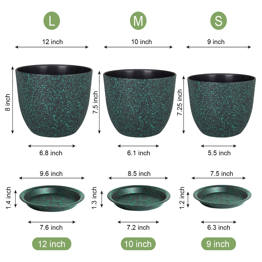 WSMKSZ drainage hole with matching saucer demonstrating water control and surface protection