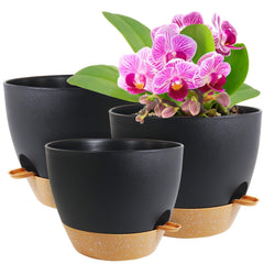 WSMKSZ front view of three planters showing compact stylish design and convenience