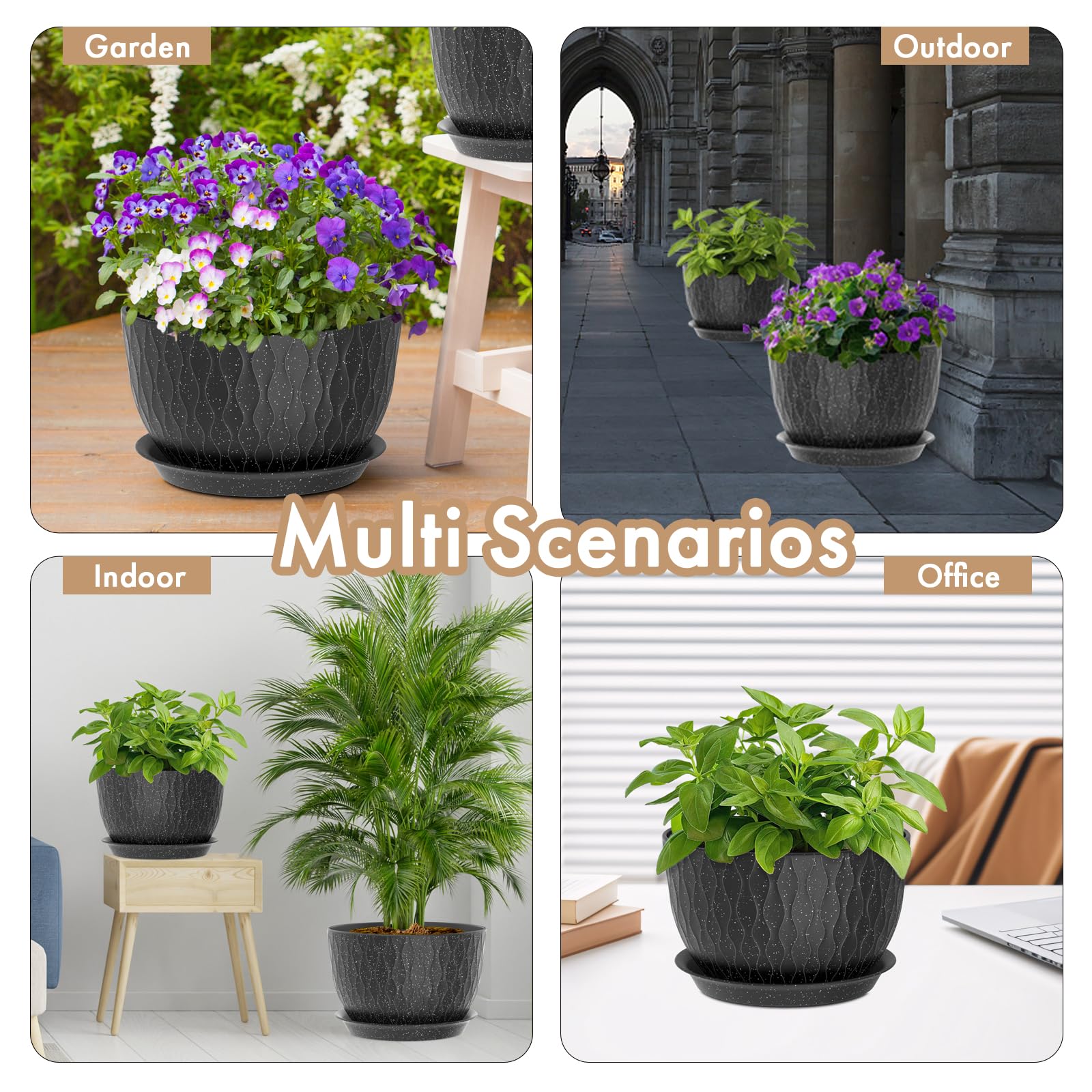 WSMKSZ on balcony with plants showing weather resistance and outdoor appeal