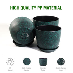 WSMKSZ planter staged on balcony showing portability and small outdoor planting benefits
