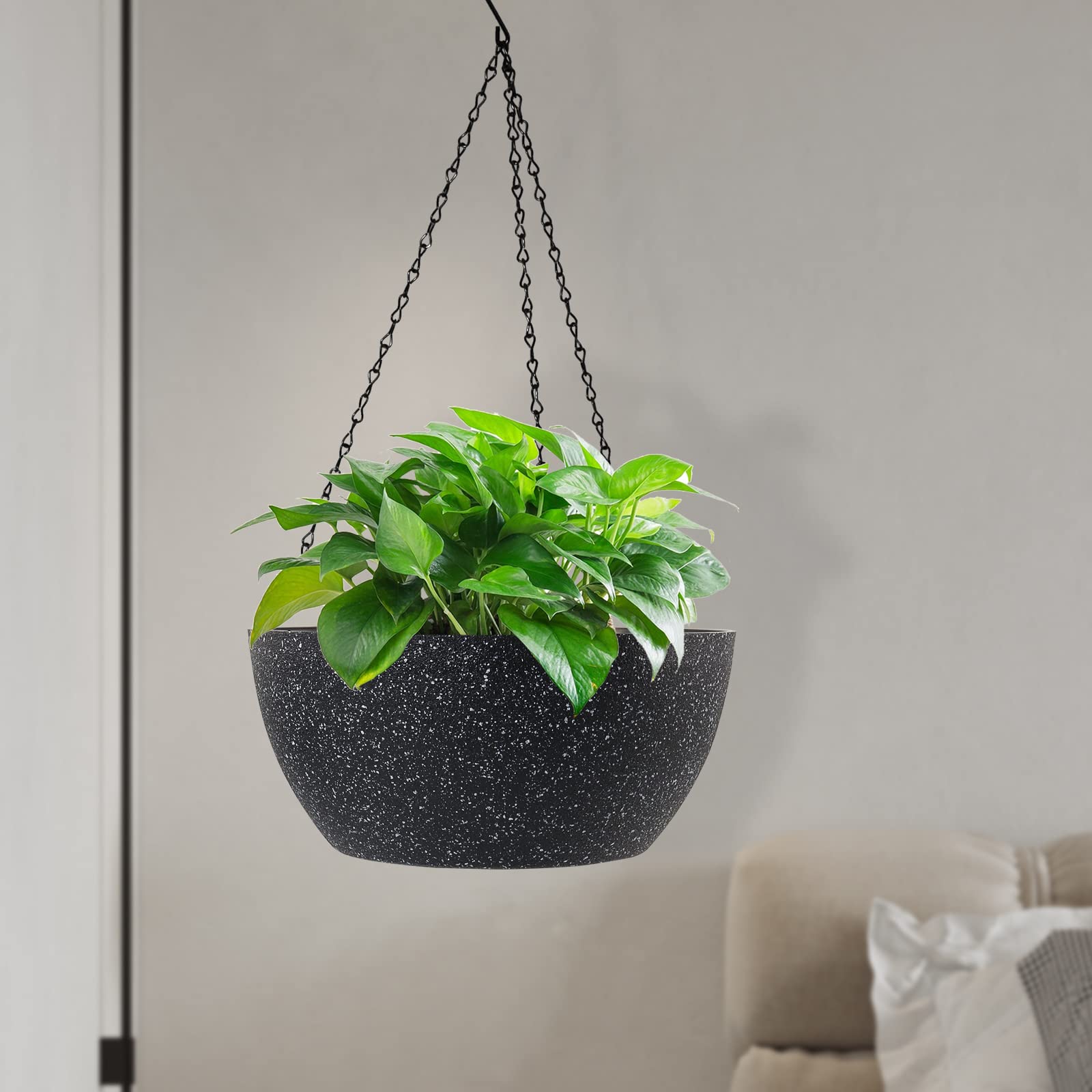 WSMKSZ texture close-up showing speckled surface that masks dirt and complements decor