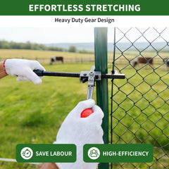 WTFOVOV ergonomic handle and ratchet detail showing reduced effort benefit