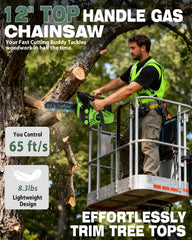 WTHW saw close grip view highlighting top-handle comfort for climbers