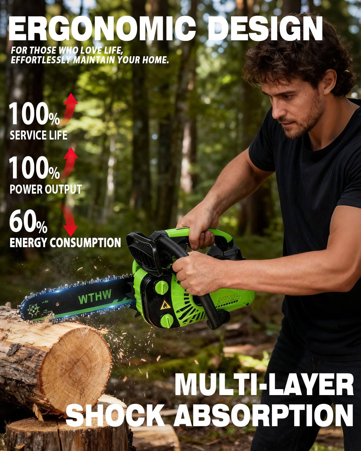 WTHW scale comparison with hands illustrating lightweight 8.3 lb advantage
