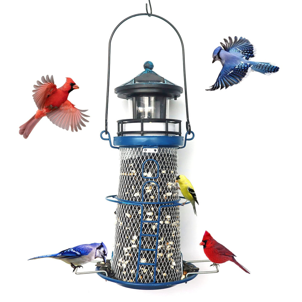 WTREEW lighthouse front view showing Space Blue color and decorative attraction