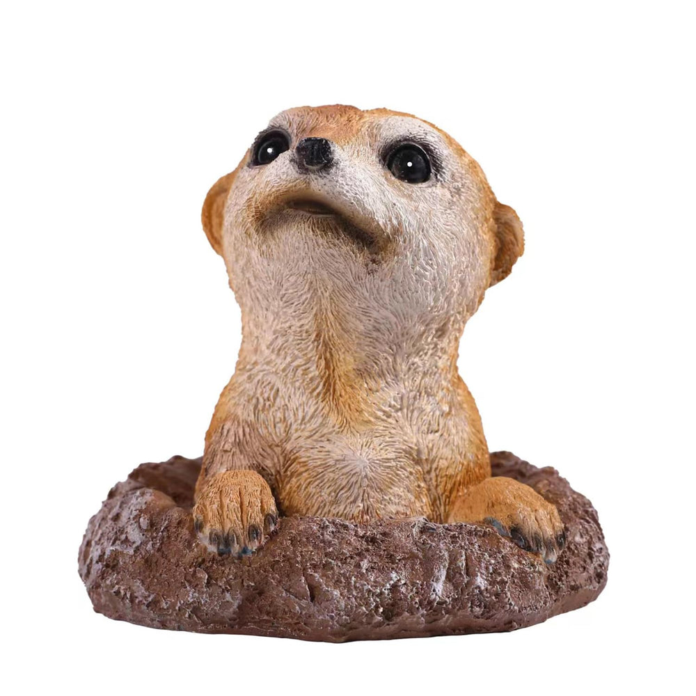 WTREEW meerkat front view showing lifelike pose and welcoming charm