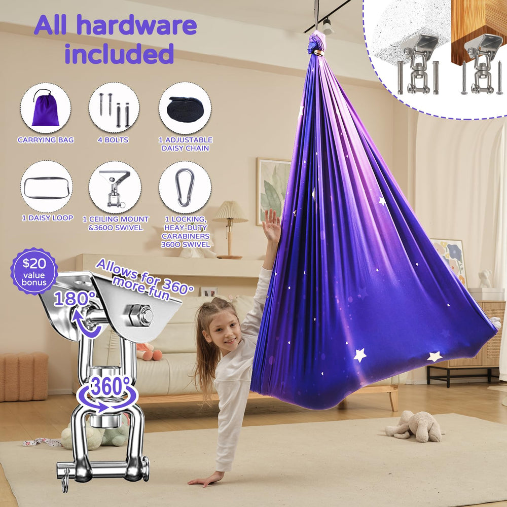 WUBOTIYU adult enjoying the hammock showing 300 lb capacity and comfort
