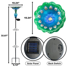 WUFEILY close view of top solar panel, efficient charging benefit