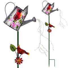 WUFEILY front view watering can stake showing design and instant curb appeal
