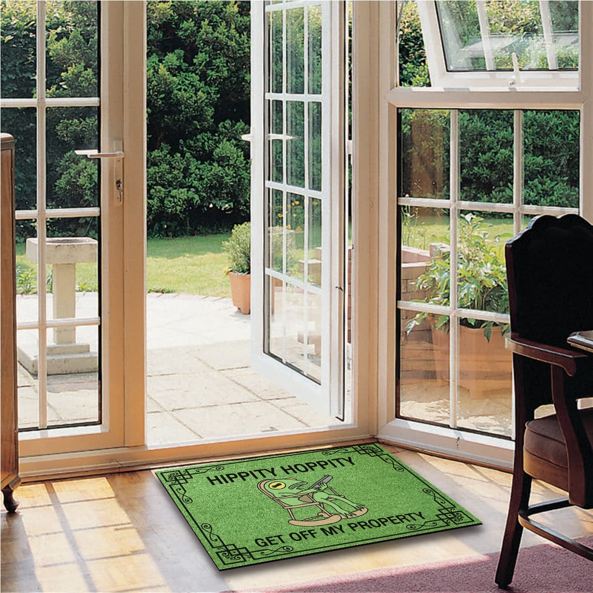 Wulidrom mat in a kitchen setting adding character and protecting floors