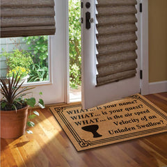 Wulidrom mat in an entryway showing style and dirt-trapping benefit